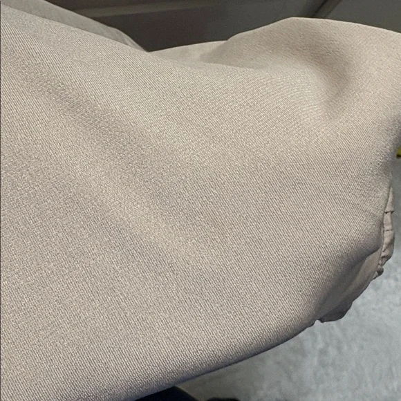 NWT Wild Fable Light Taupe Sleeveless Mock Neck Ruffle Dress Size XS - Picture 7 of 12